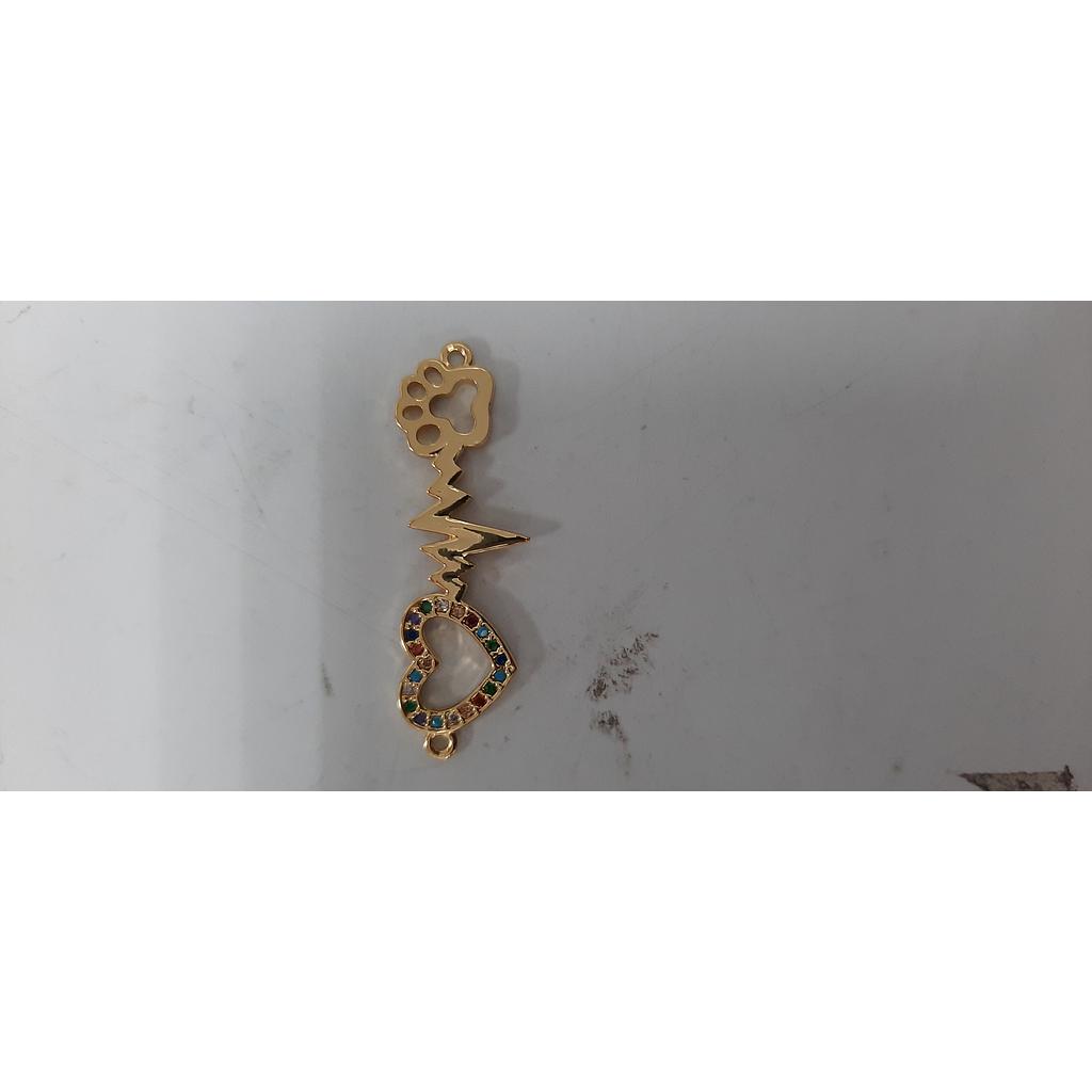 DIJE CORAZON CARDIO MICROCIRCON 