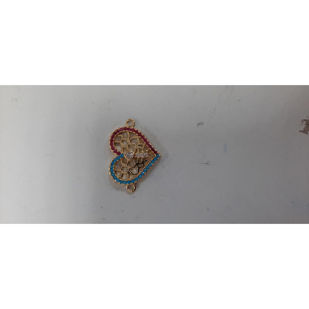 DIJE CORAZON MICROCIRCON    