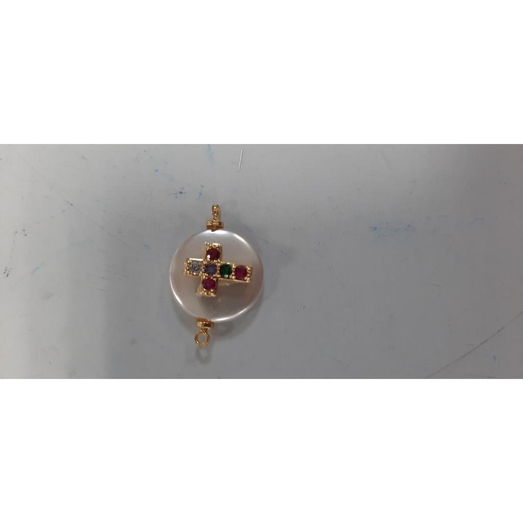 DIJE CRUZ MICROCIRCON 