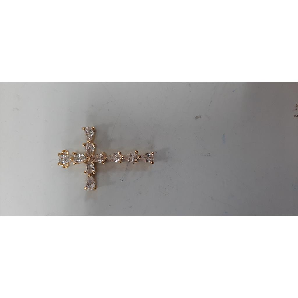 DIJE CRUZ MICROCIRCON   