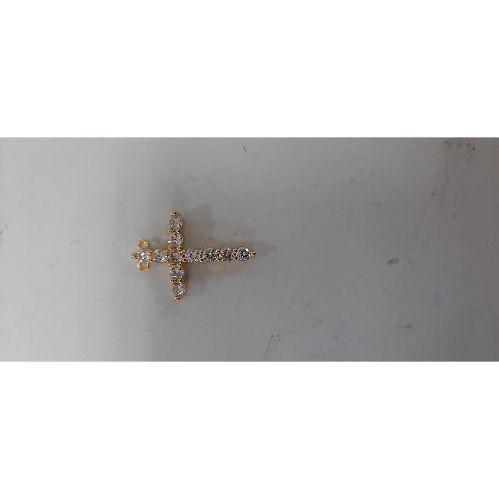 DIJE CRUZ MICROCIRCON    