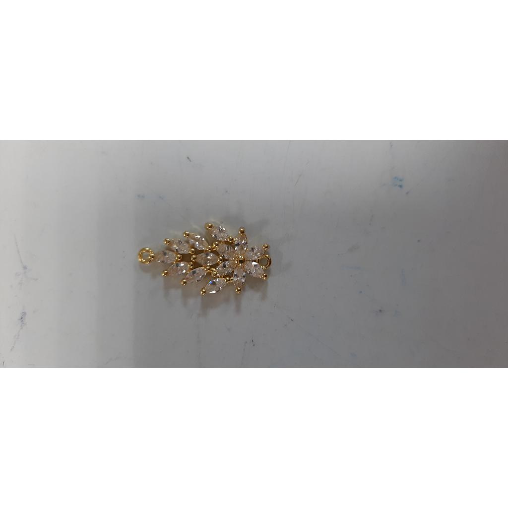 DIJE FLOR MICROCIRCON