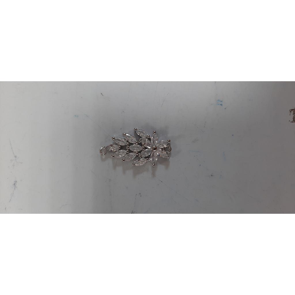 DIJE FLOR MICROCIRCON 