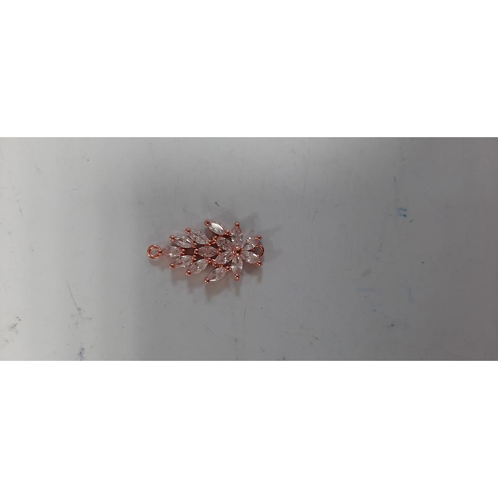 DIJE FLOR MICROCIRCON 