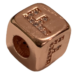 SEPARADOR LETRA F CUBICA  14X14MM