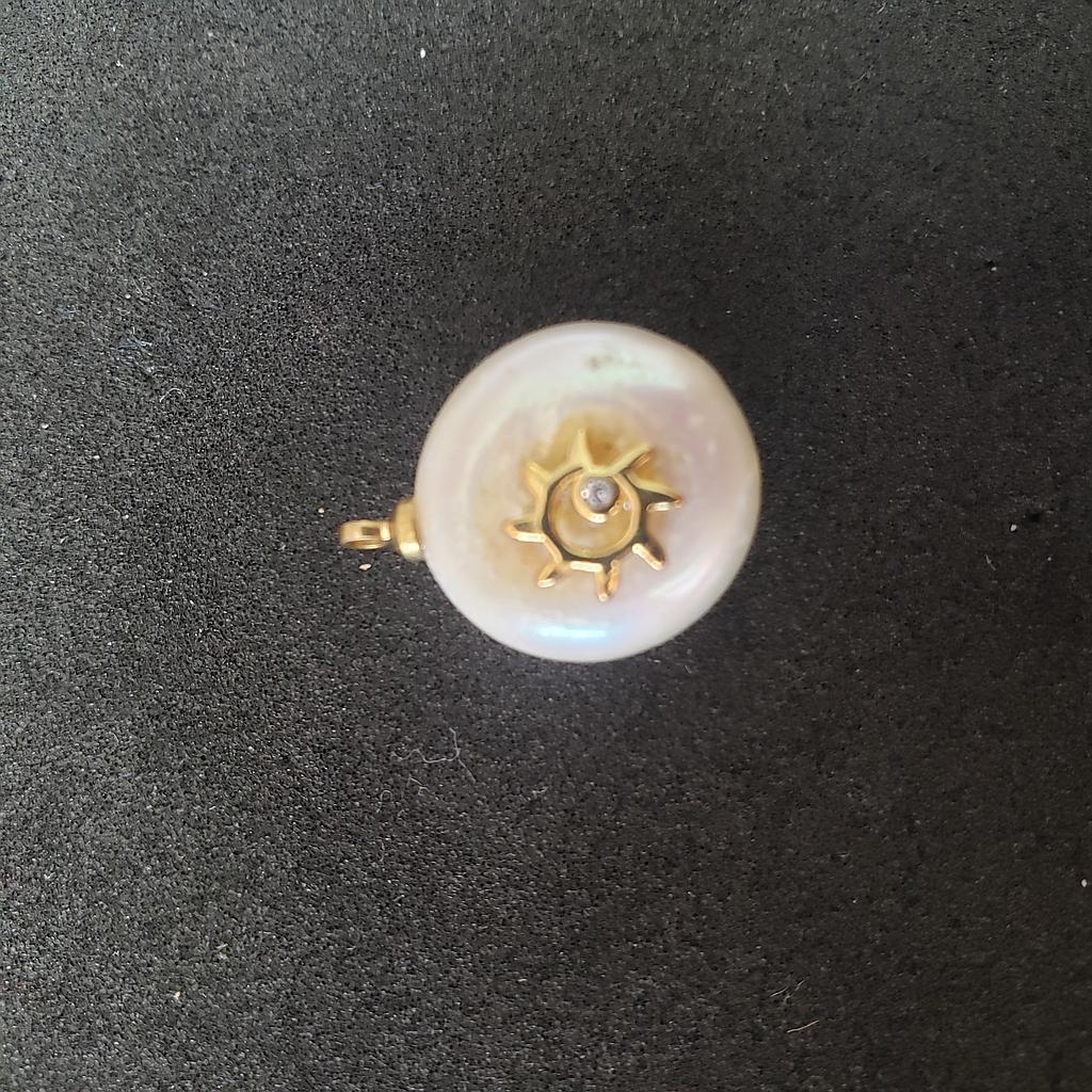 DIJE MICROCIRCON CON PERLA