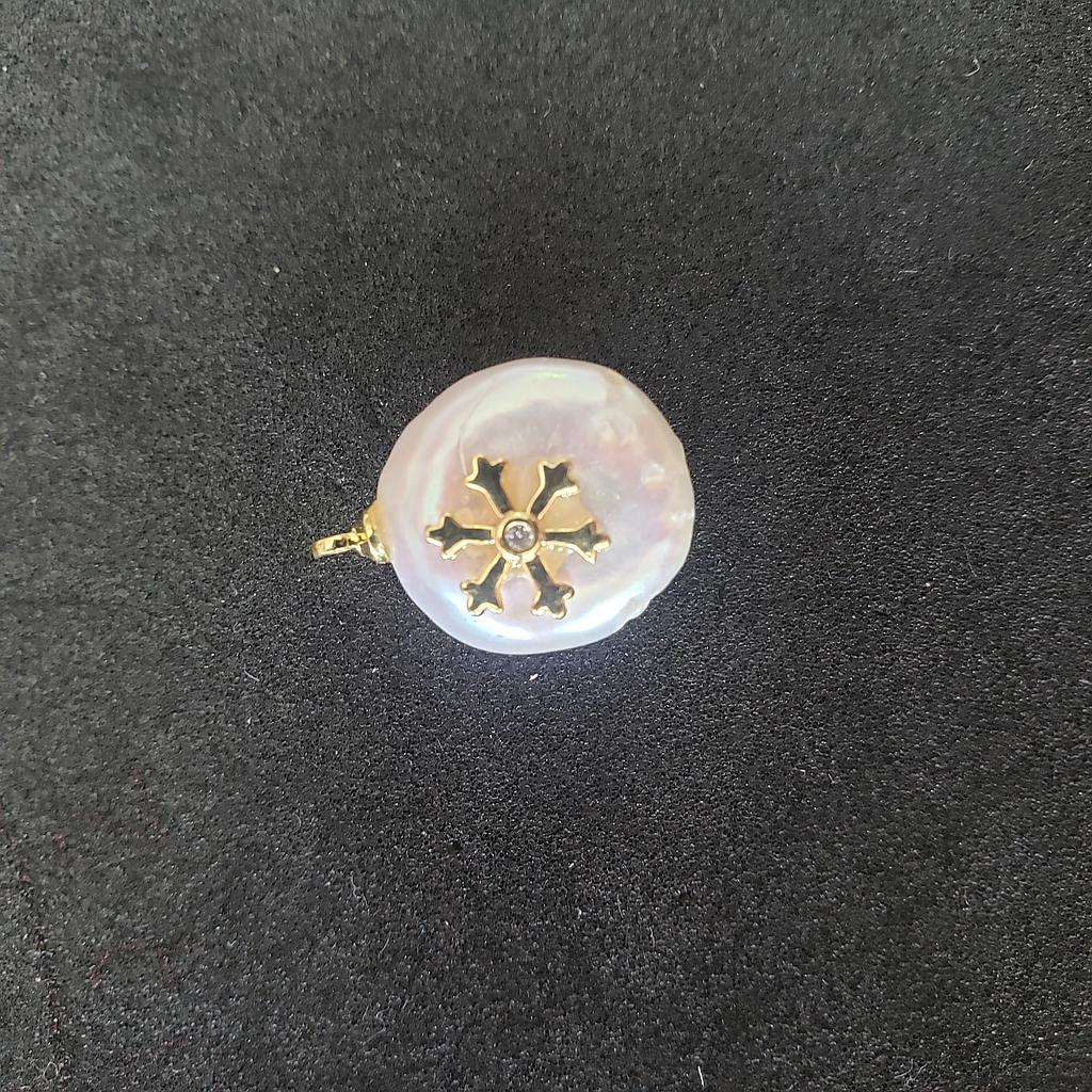 DIJE MICROCIRCON CON PERLA