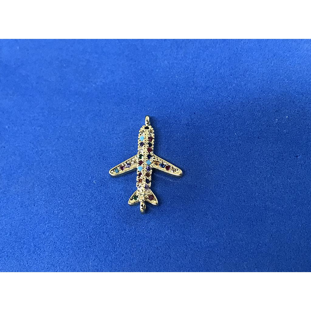 DIJE AVION 21MM MICROCIRCONIA