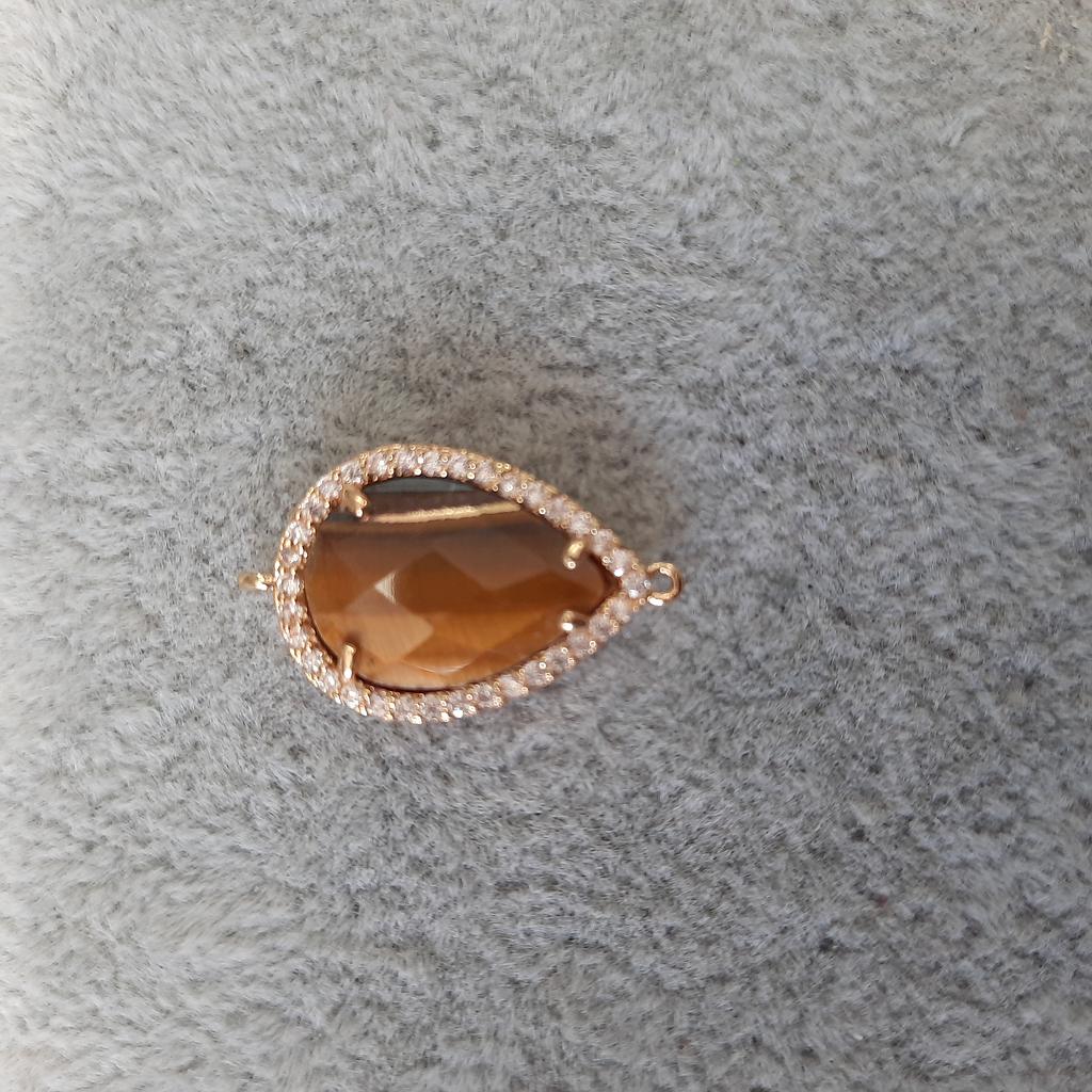 DIJE MICROCIRCON DORADO