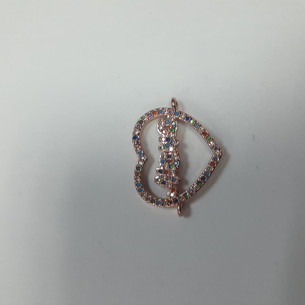 DIJE MICROCIRCON CORAZON