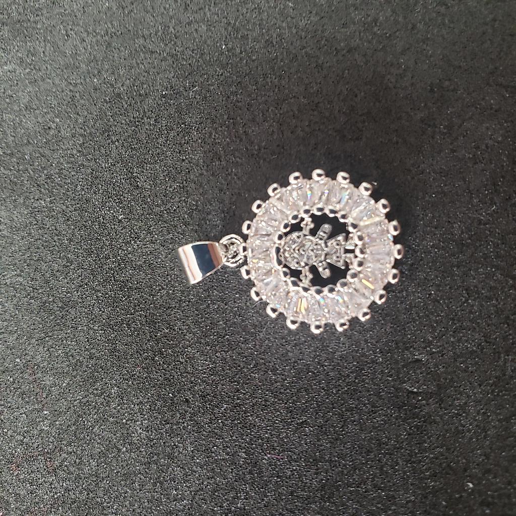 DIJE MICROCIRCON PLATEADA 