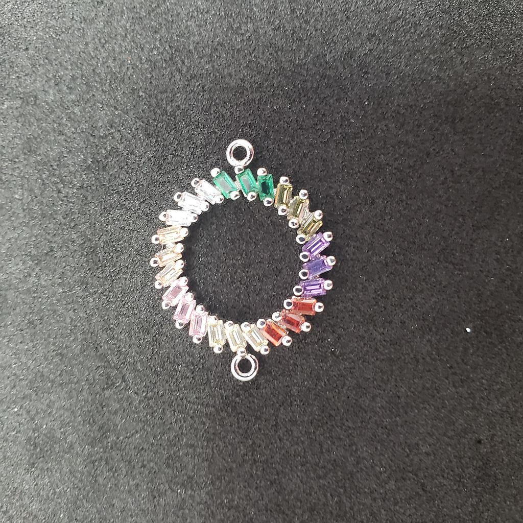 DIJE MICROCIRCON PLATEADA 