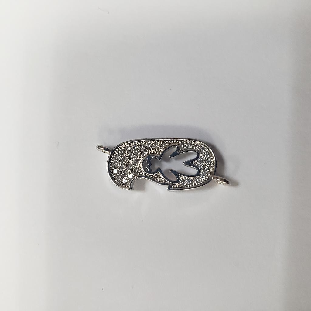 DIJE MICROCIRCON PLATEADO NIÑO