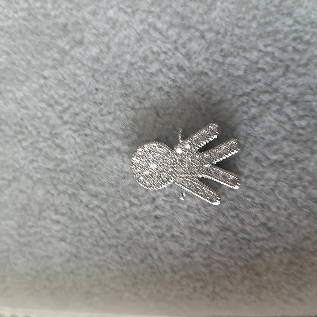 DIJE MICROCIRCON PLATEADO NIÑO