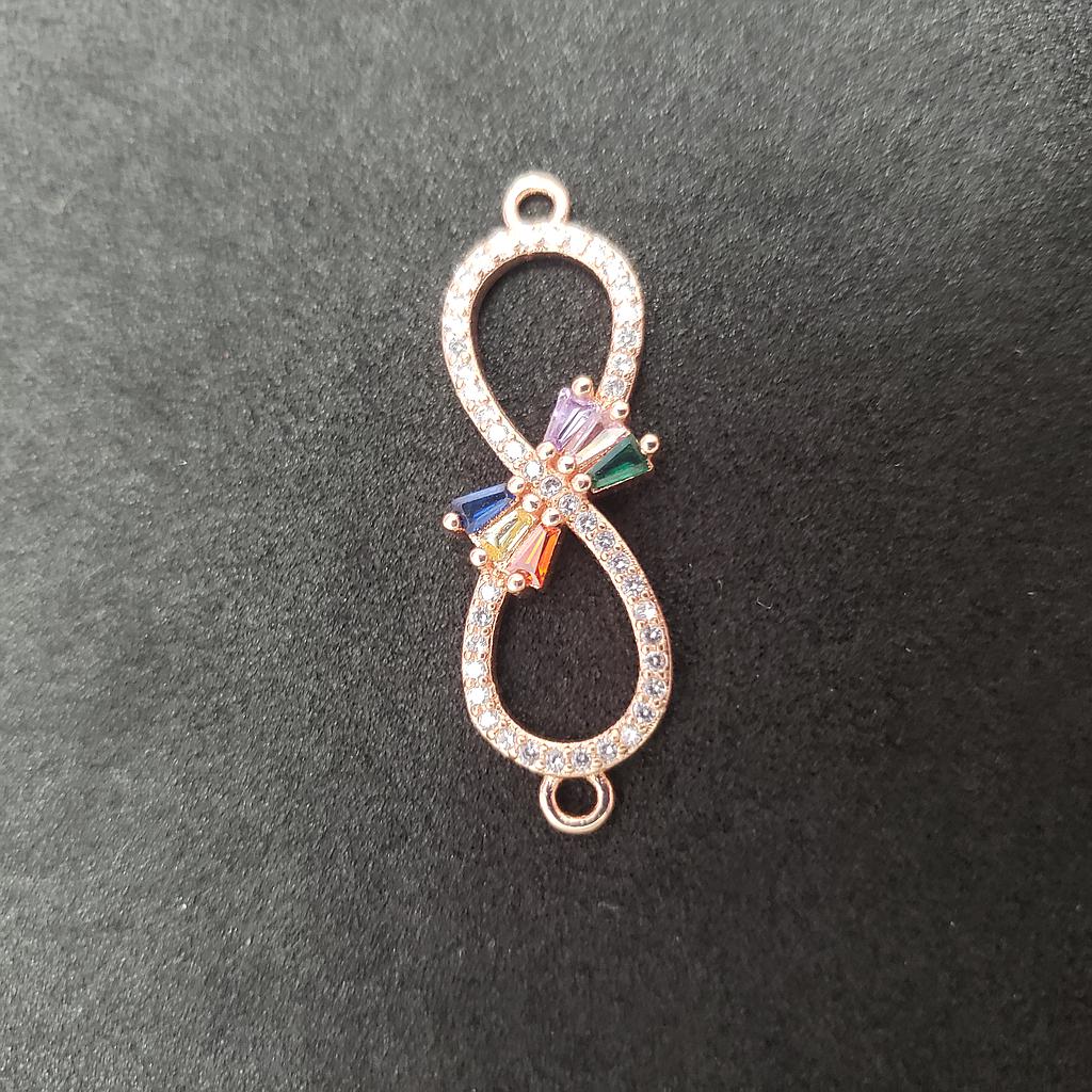 DIJE MICROCIRCON ROSADO 