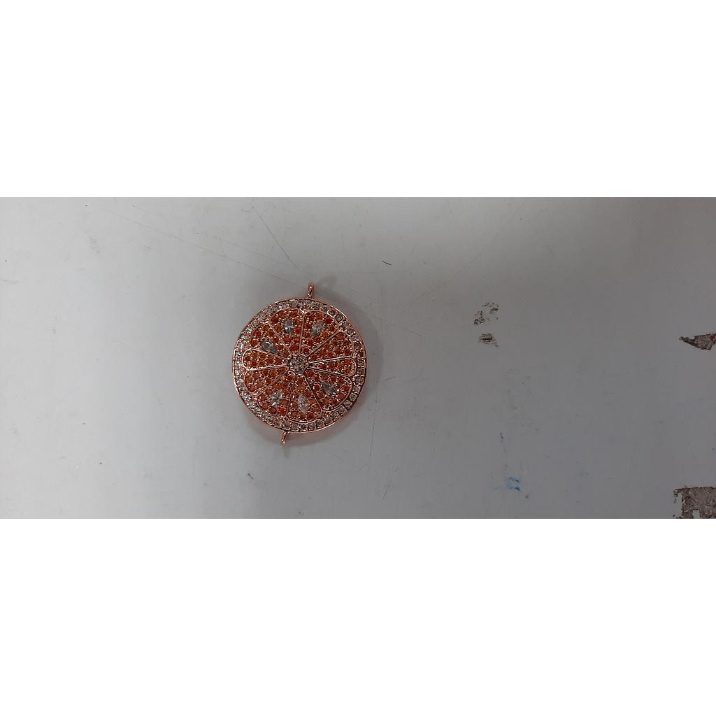 DIJE NARANJA MICROCIRCON