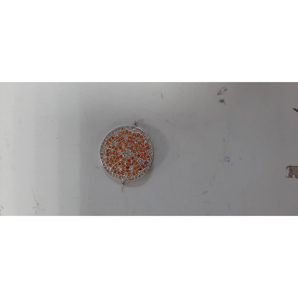 DIJE NARANJA MICROCIRCON