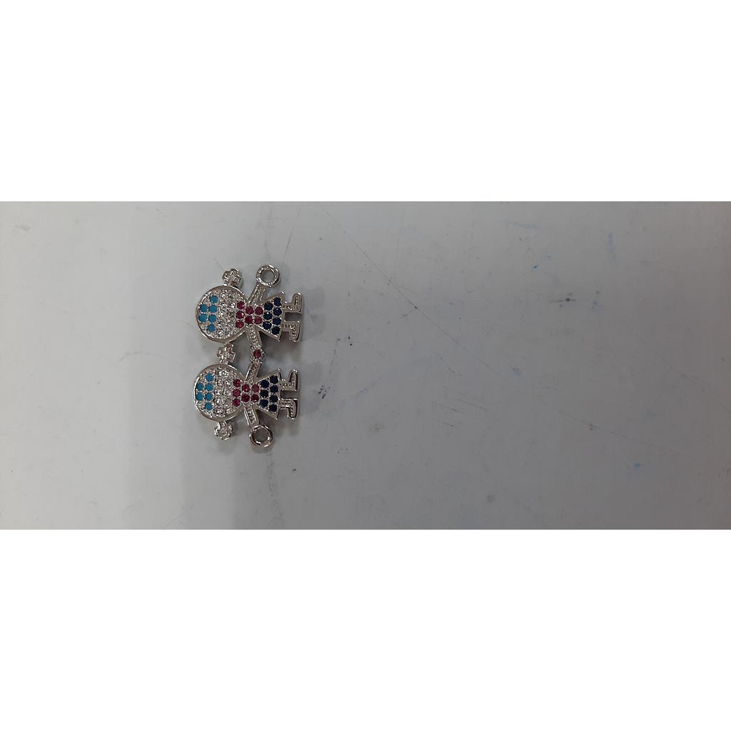 DIJE NIÑAS MICROCIRCON  