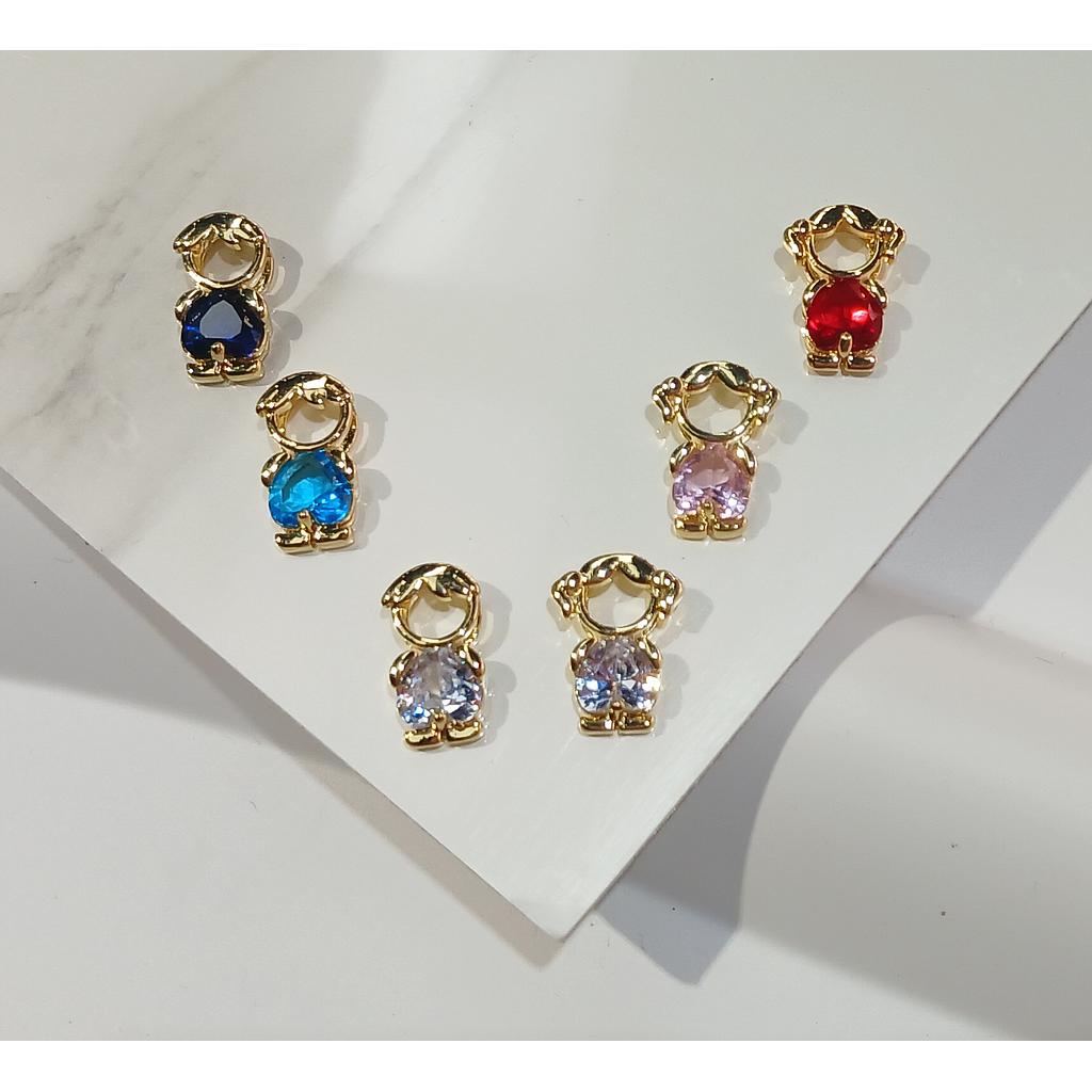 DIJES DE NIÑOS CON CRISTAL MICROCIRCONIA