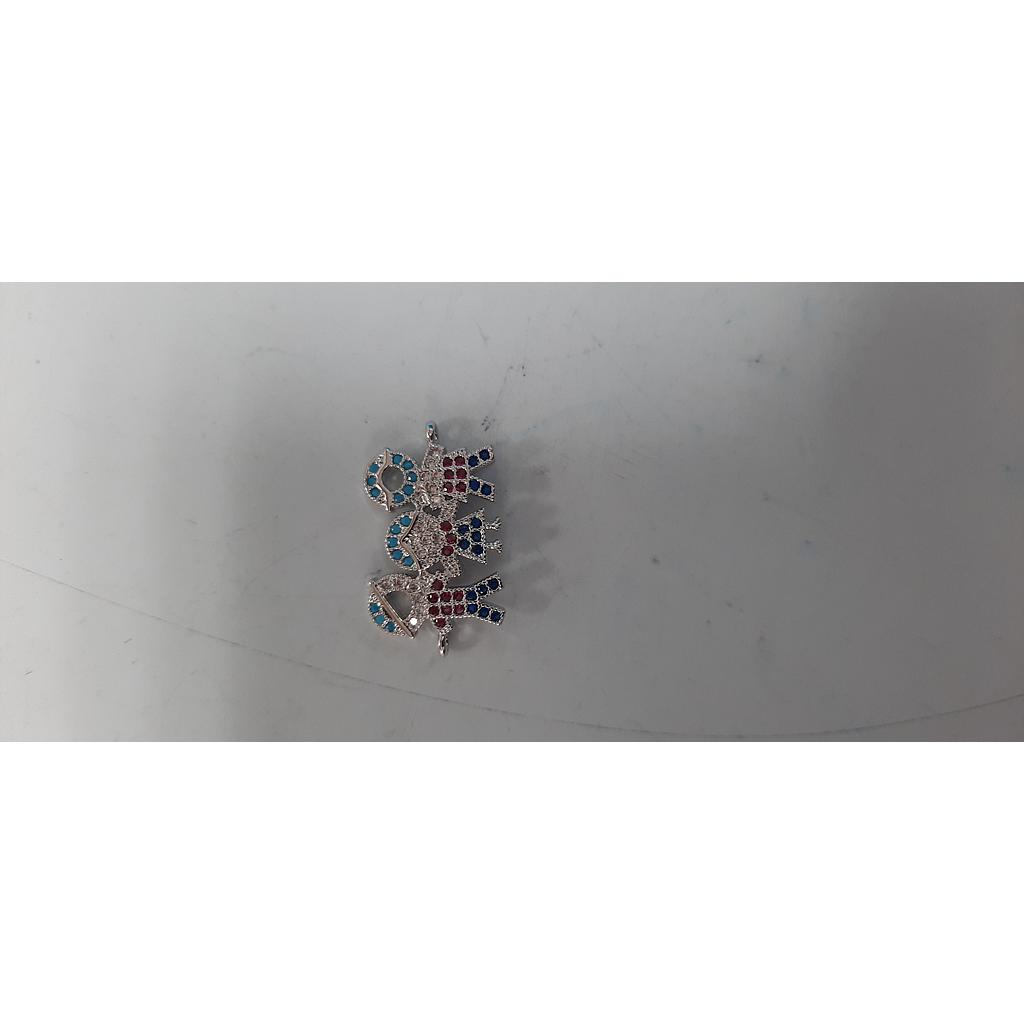 DIJE PAREJA MICROCIRCON  