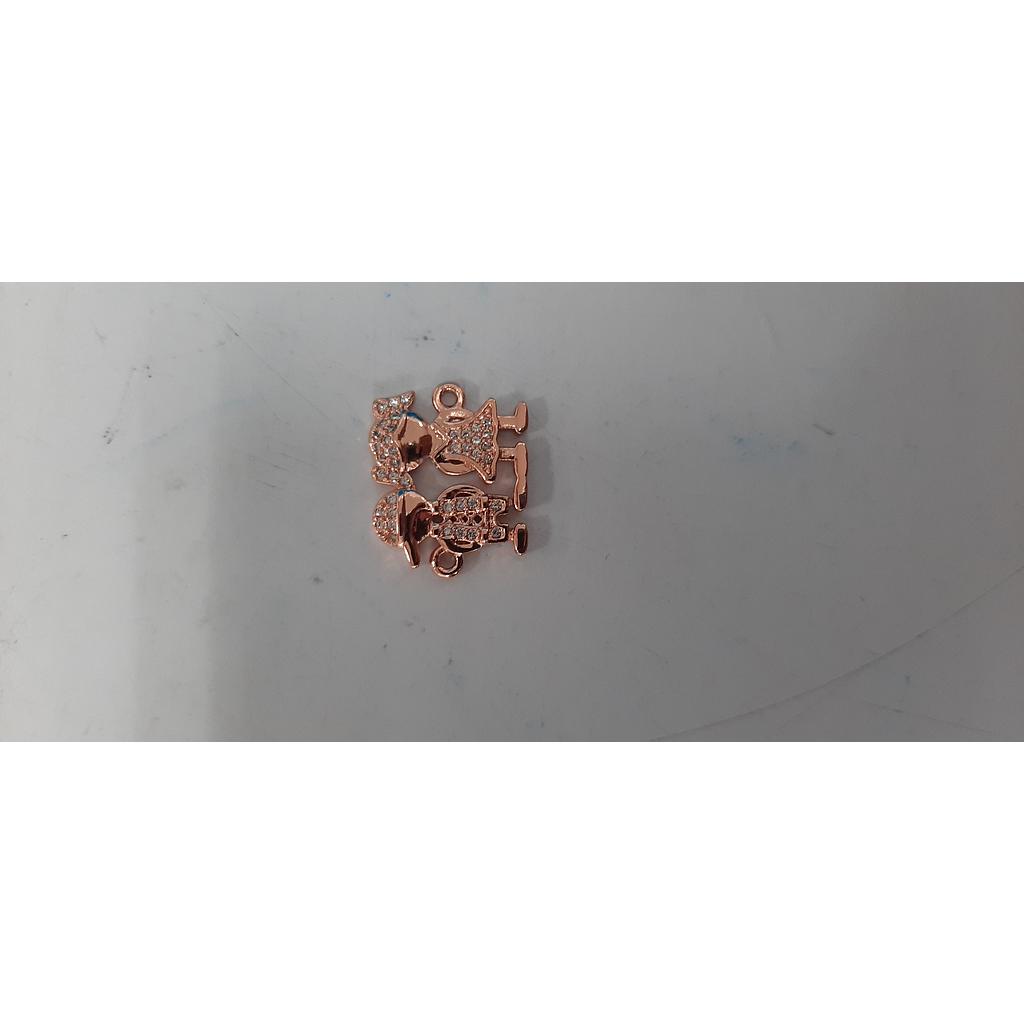 DIJE PAREJA MICROCIRCON     