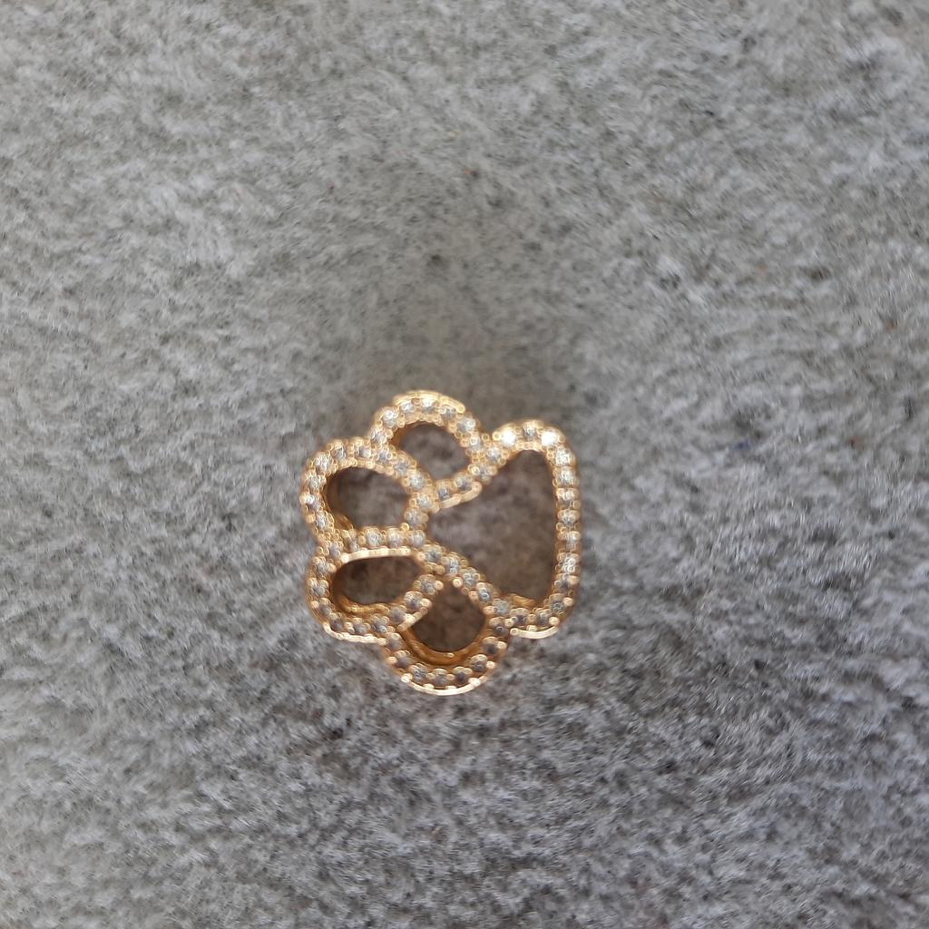 DIJE PATITA MICROCIRCON