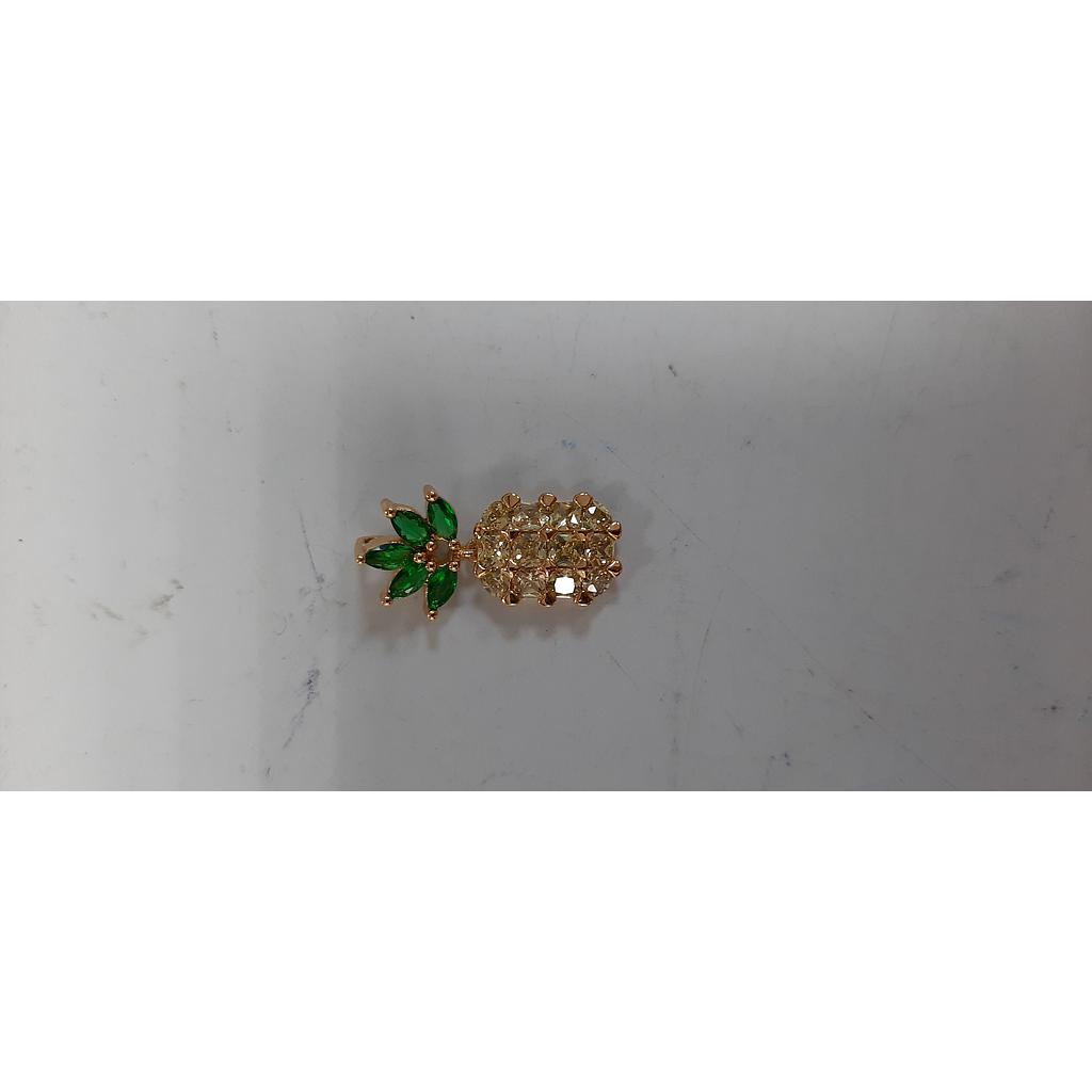 DIJE PIÑA MICROCIRCON