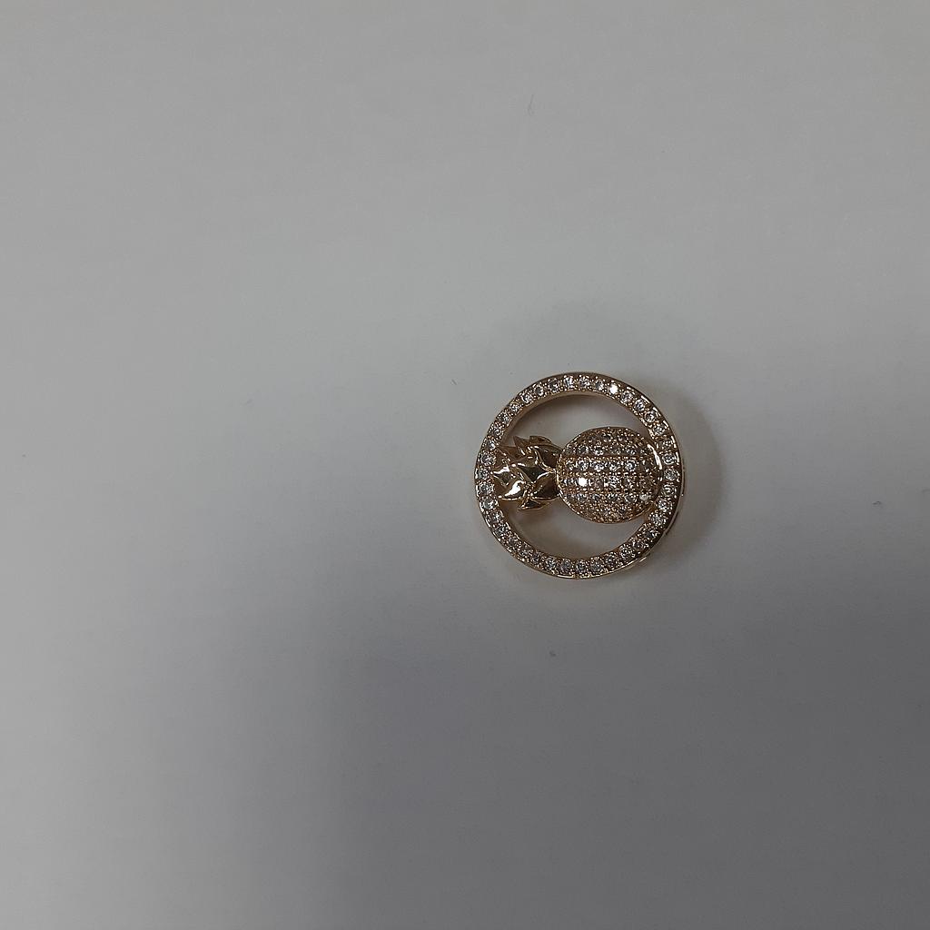 DIJE PIÑA MICROCIRCON