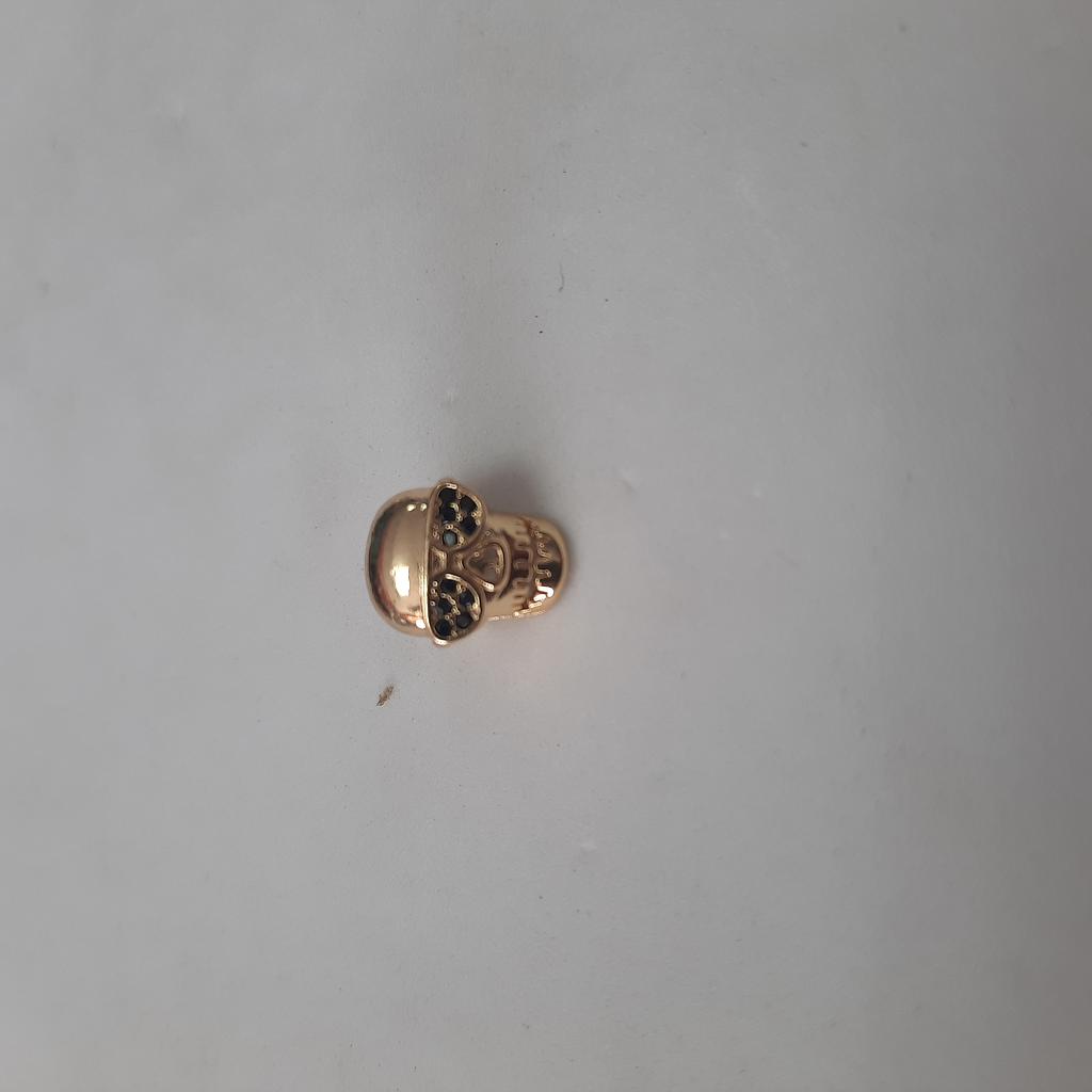 SEPARADOR CALABERA MICROCIRCON DORADO