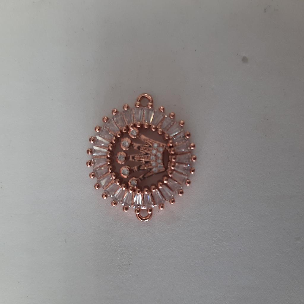 SEPARADOR CORONA MICROCIRCON ROSADO