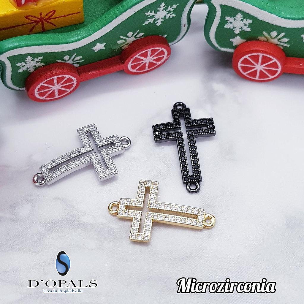 DIJE CRUZ MICROCIRCONIA 18X14MM