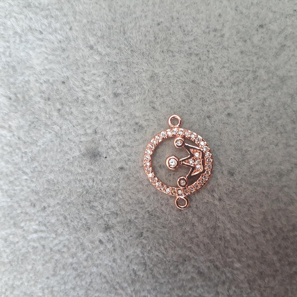 SEPARADORES CORONA MICROCIRCON ROSADO 