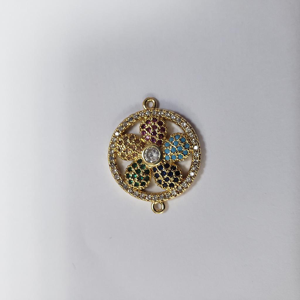 DIJE  MICROCIRCON FLOR