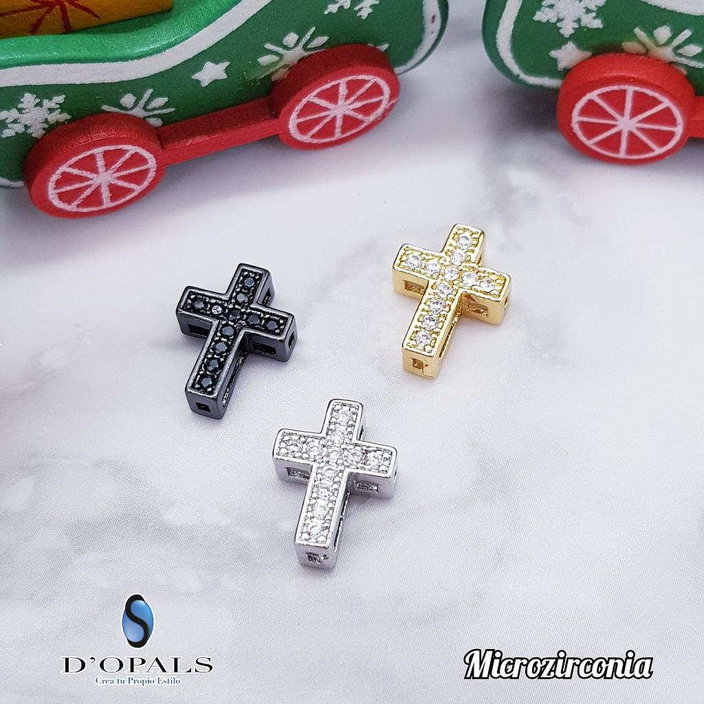 DIJE CRUZ MICROCIRCONIA 13X10MM