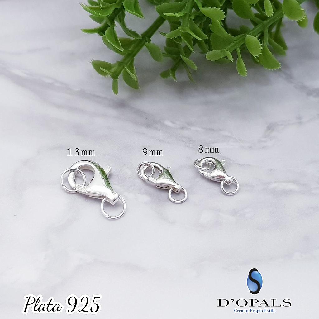 BROCHE PERICO DE PLATA 8MM