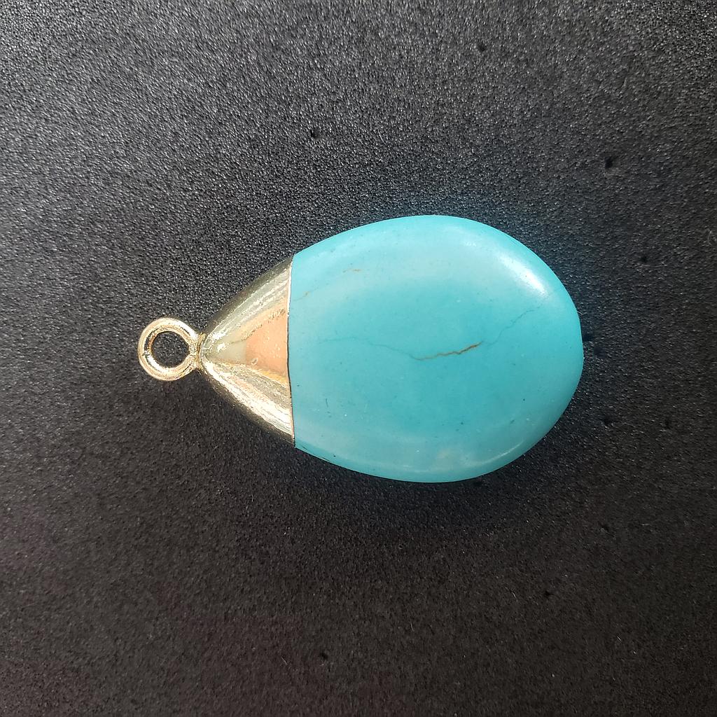 PIEDRA TURQUESA OVALADA