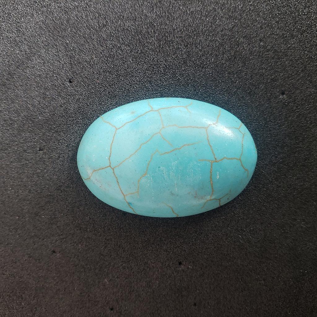 PIEDRA TURQUESA OVALADA