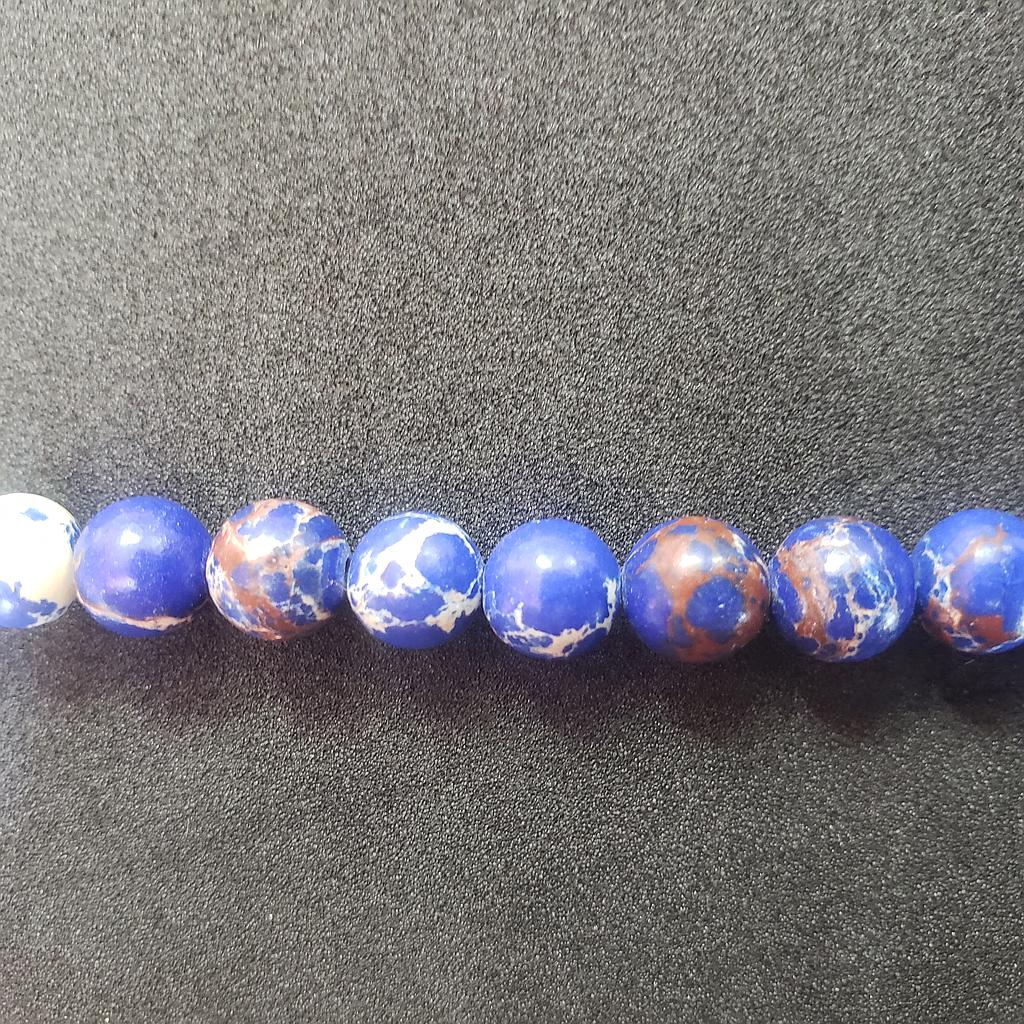 PIEDRA JASPER AZUL REY 8MM