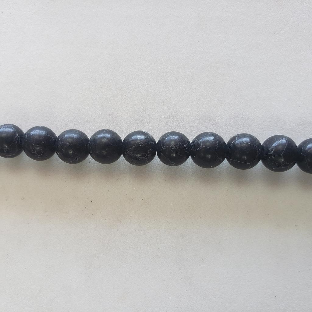 PIEDRA JASPER NEGRO 8MM