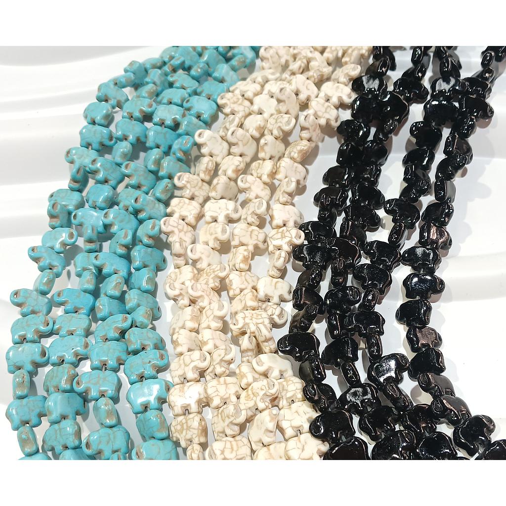 PIEDRA TURQUESA DE ELEFANTE 10X14MM