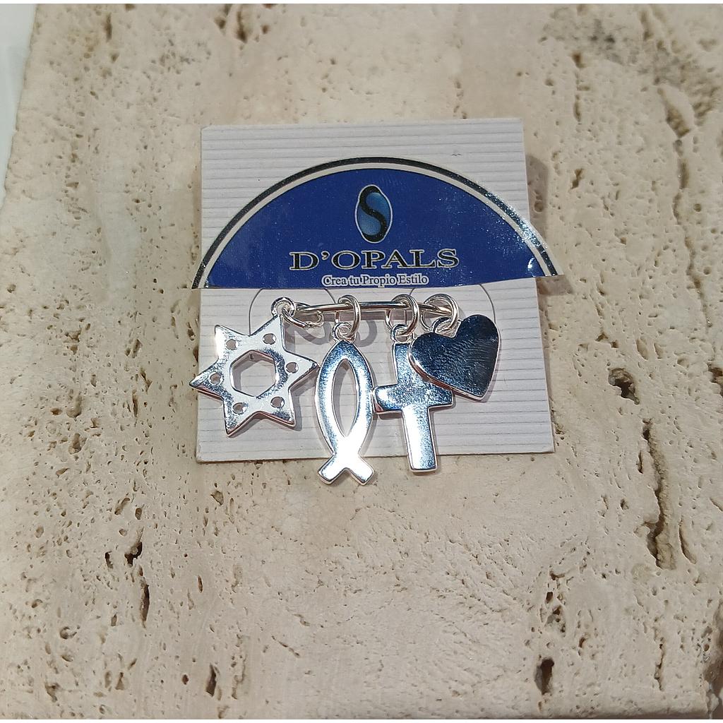 HISTORIA DE JESUS SET 4PCS PLATA 925