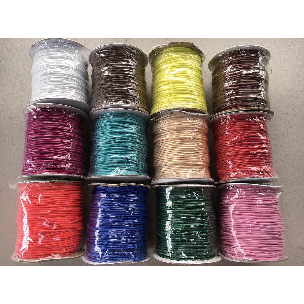 ROLLO HILO ENCERADO GRUESO 2MM 100 YARDAS