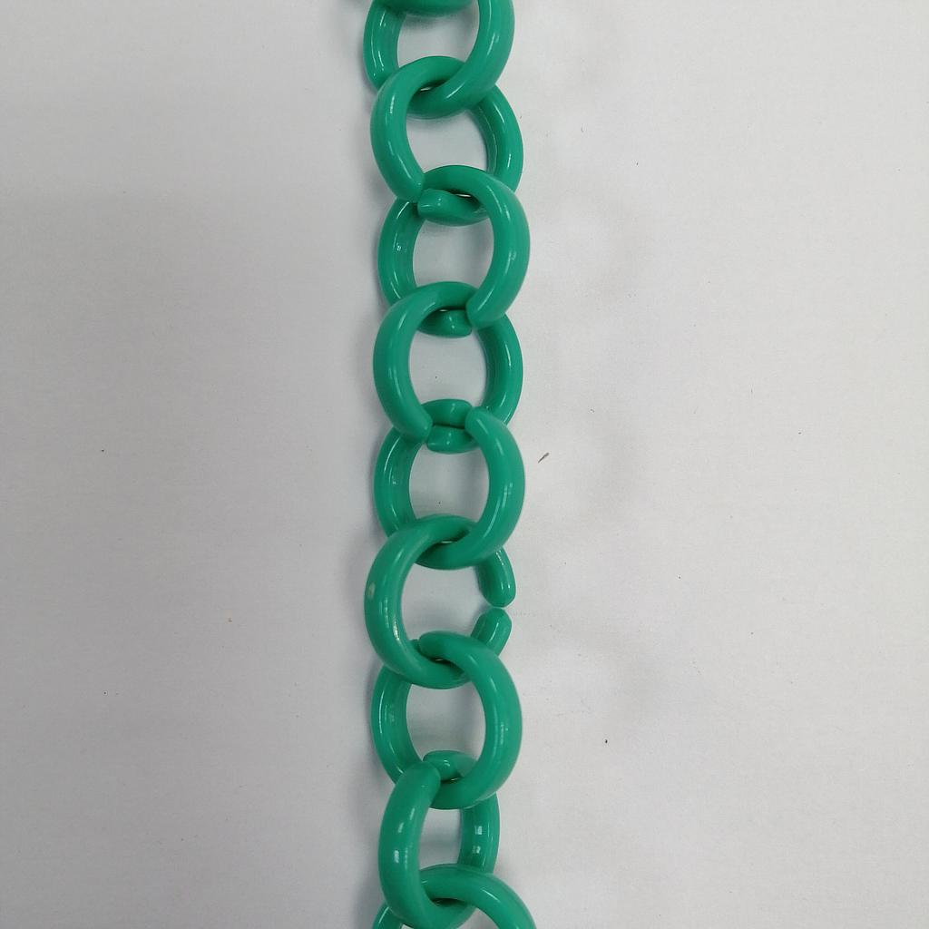 CADENA DE ACRILICO VERDE
