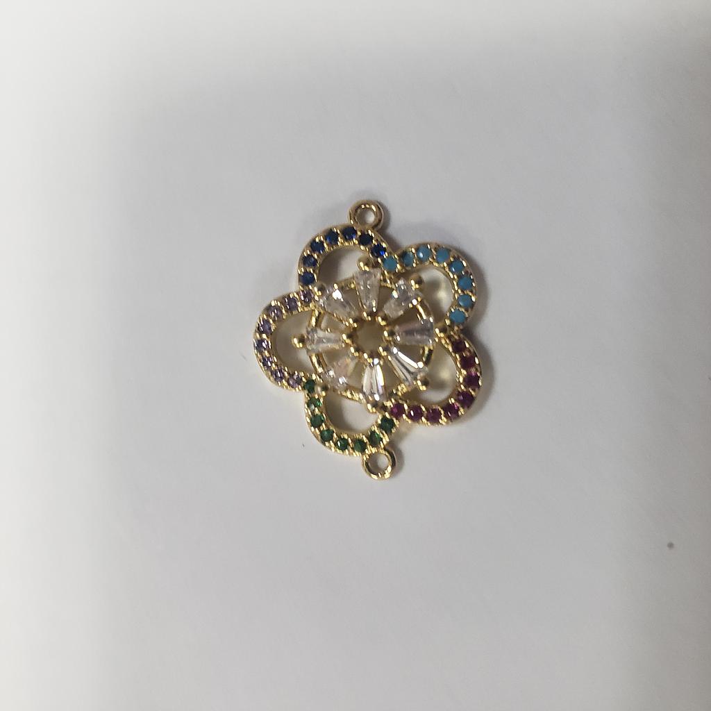 DIJE MICROCIRCON FLOR