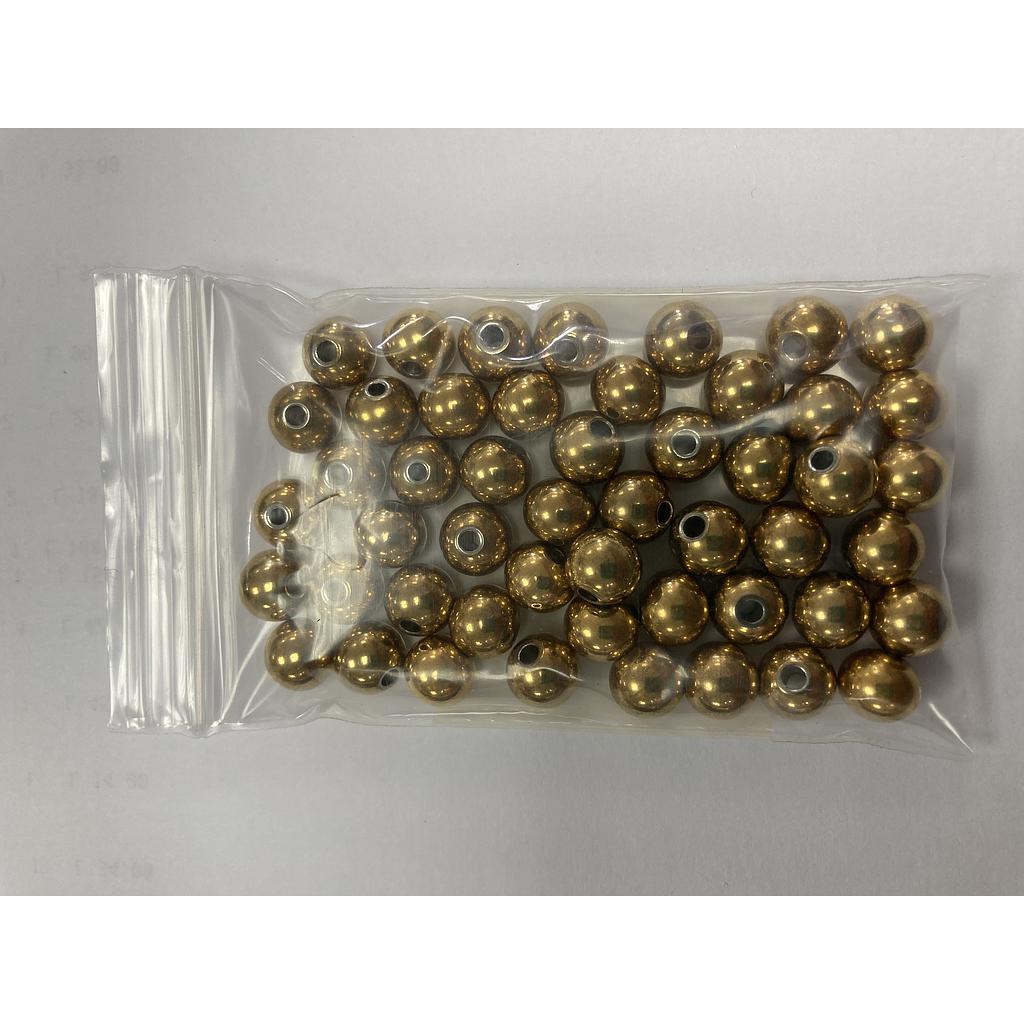 SEPARADOR DORADO ACERO 8MM PAQUETE 100PCS