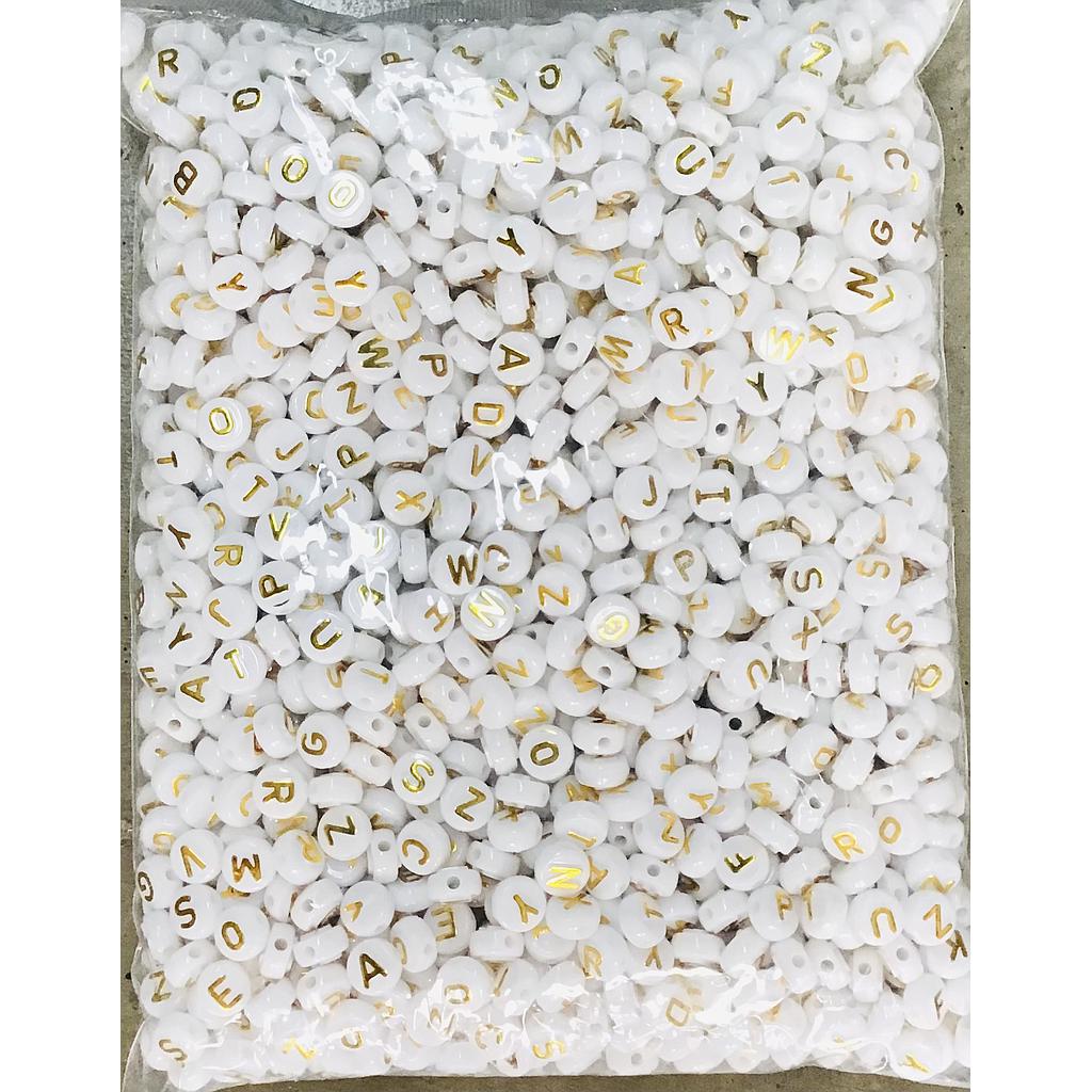 BOLSITA LETRAS ACRILICAS REDONDA 10MM 8GRS