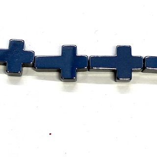 HEMATITA NEGRO METAL CRUZ 10*15MM