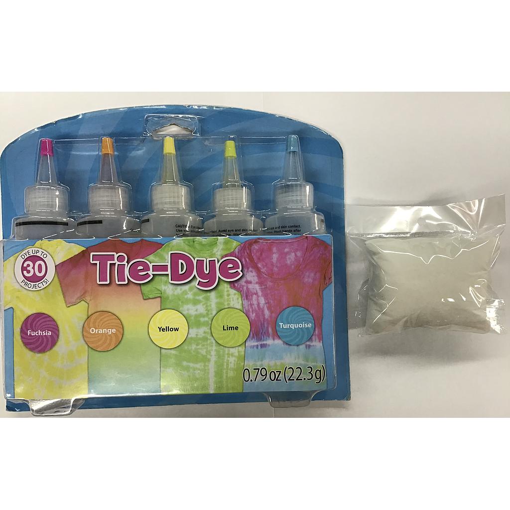 KIT TIE DYE INCLUYE ALMOHADILLA PARA PULSERAS