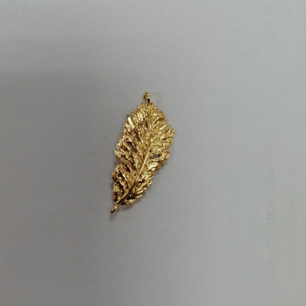 HOJAS 25X12MM ELECTROENCHAPADO