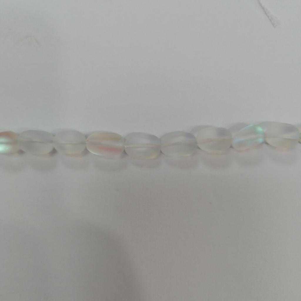 PIEDRA LUNAR OVALADA BLANCA